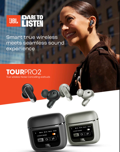 JBL TOUR PRO 2 – TRUE NOISE CANCELLING EARBUDS WITH TOUCH DISPLAY