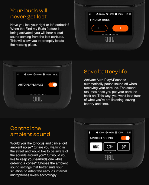 JBL TOUR PRO 2 – TRUE NOISE CANCELLING EARBUDS WITH TOUCH DISPLAY
